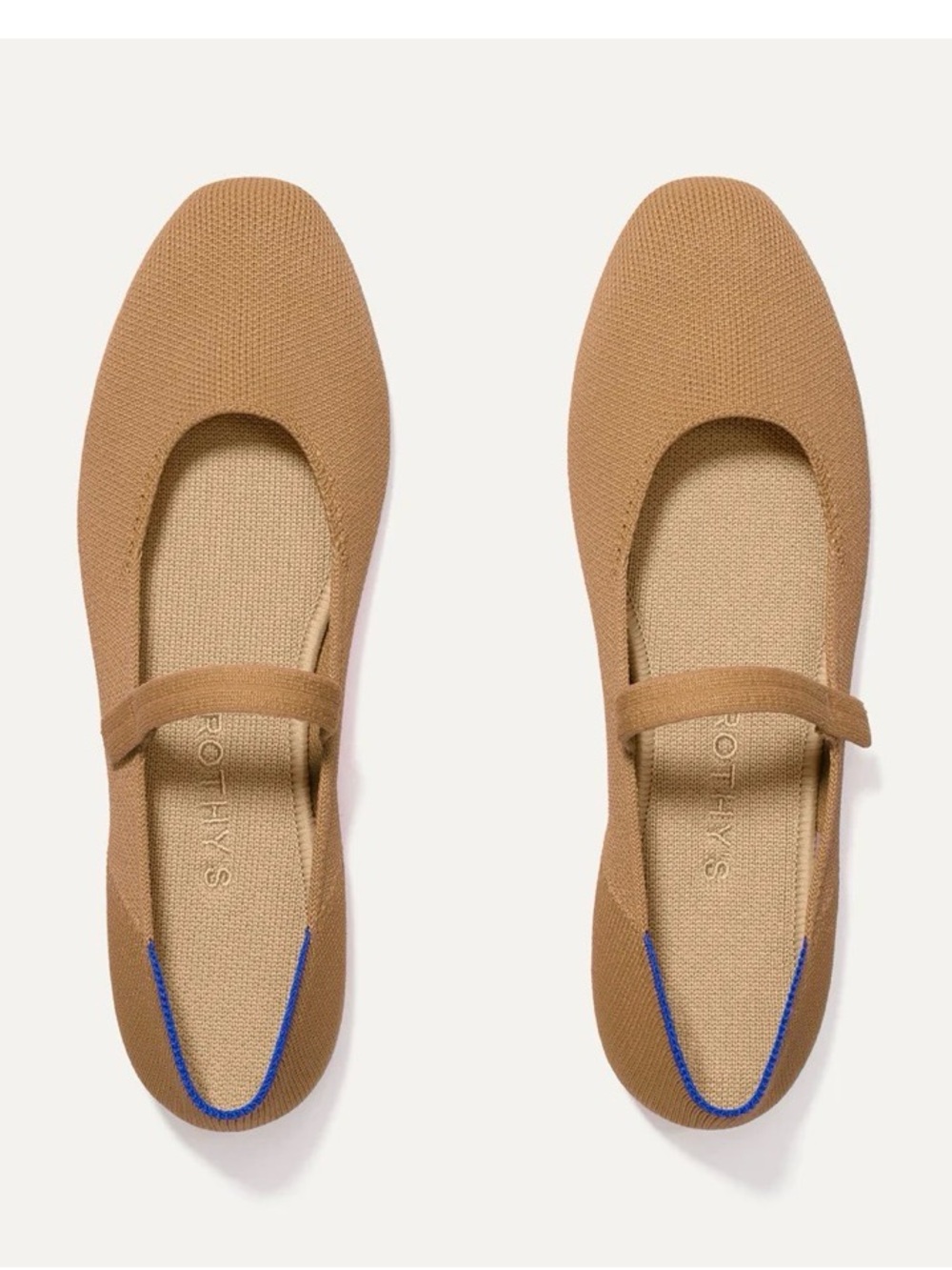 Rothy's Wren Mary Jane Flats in Tan ( wren ) - Picture 2 of 11